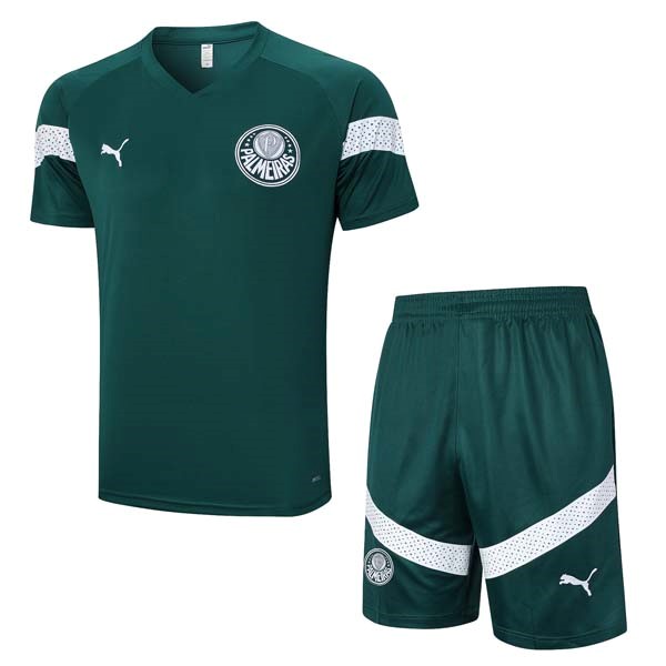 Camiseta Entrenamiento Palmeiras Conjunto Completo 2023-24 Verde